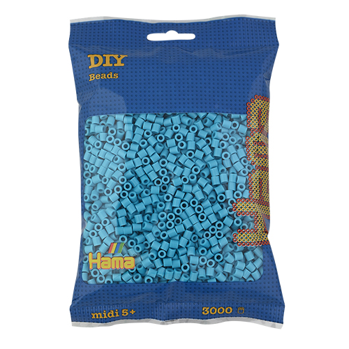 Hama midi azul celeste 3000 piezas