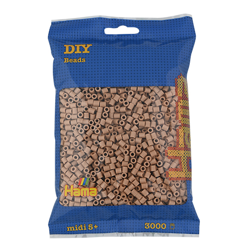 Hama midi canela 3000 piezas
