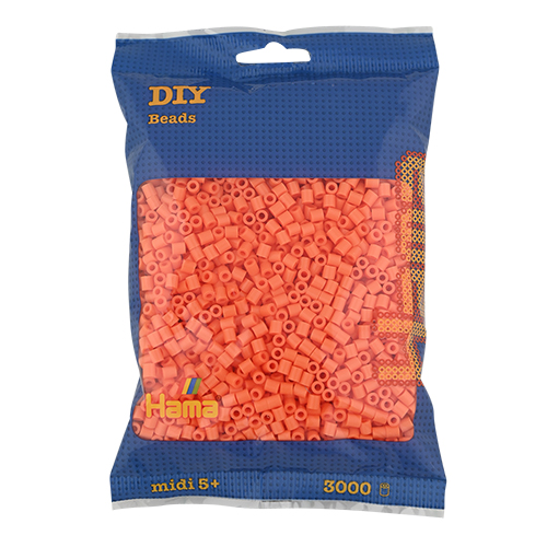 Hama midi albaricoque 3000 piezas