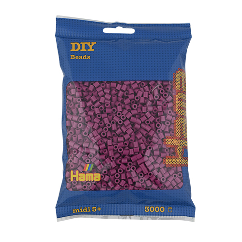 Hama midi ciruela 3000 piezas