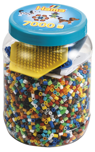 Bote 7.000 beads y 2 placas/pegboards (nº 2021)