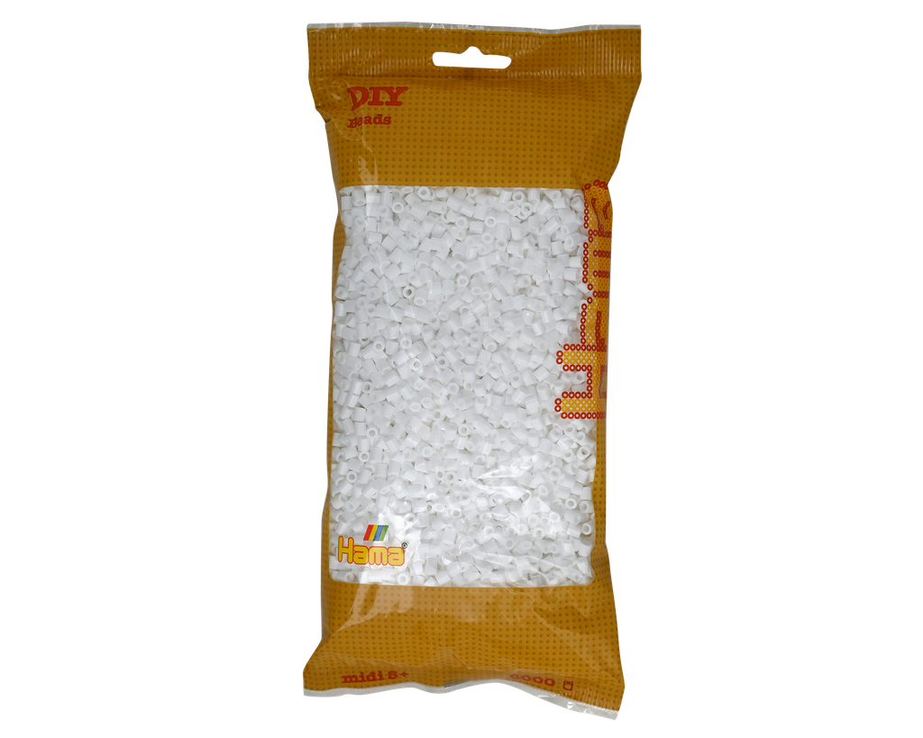 Hama midi blanco 6000 piezas