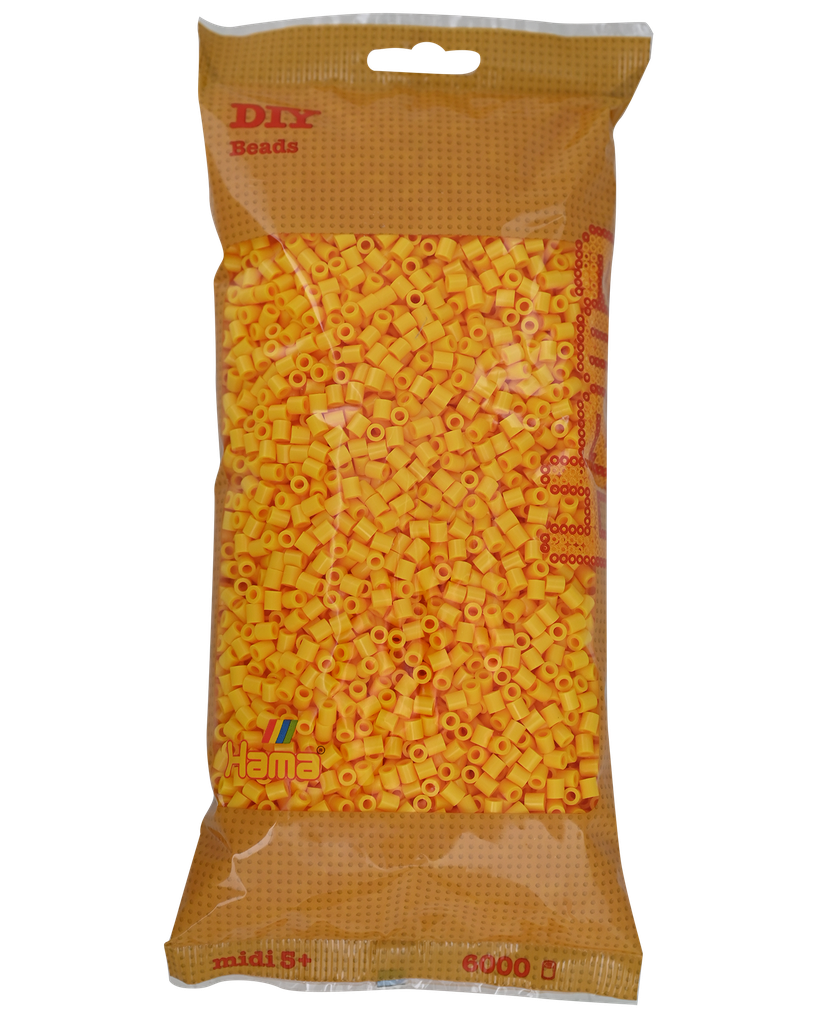 Hama midi amarillo 6000 piezas