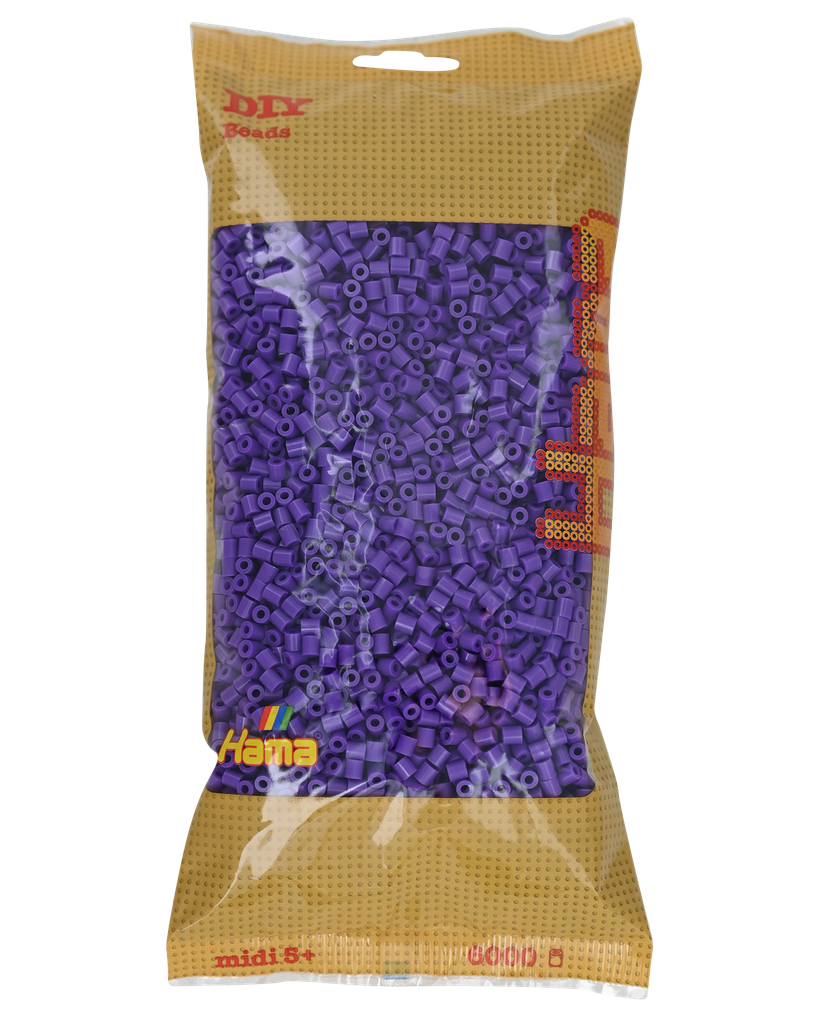 Hama midi violeta 6000 piezas
