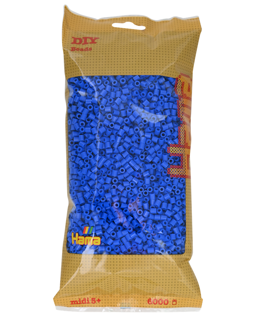 Hama midi azul claro 6000 piezas