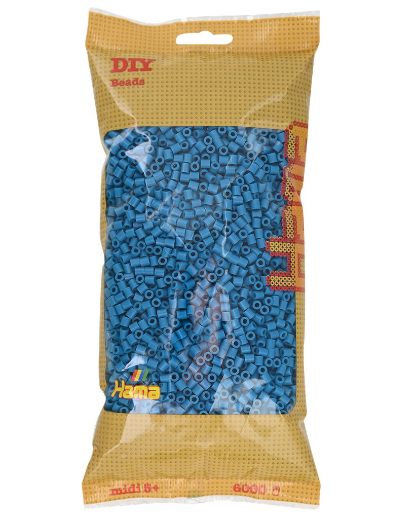 Hama midi azul petróleo 6000 piezas