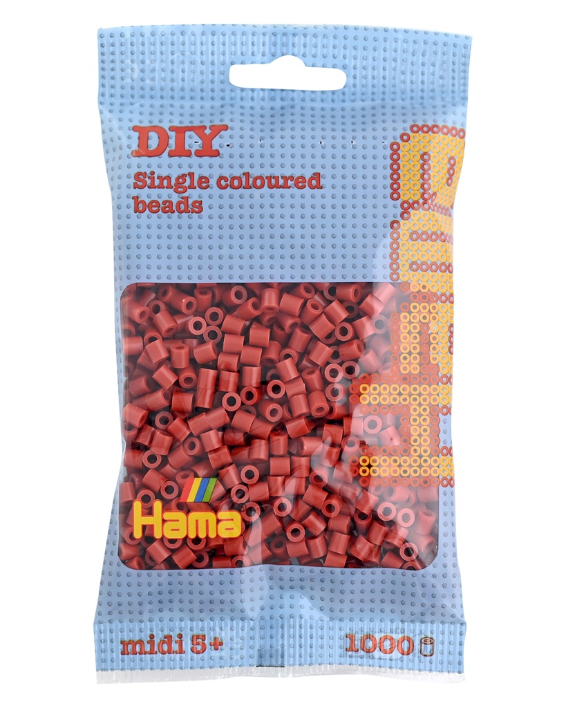 Hama midi marrón claro/rojizo 1000 piezas