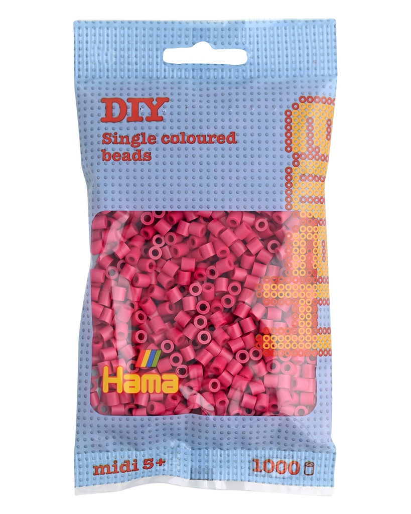 Hama midi rojo burdeos 1000 piezas