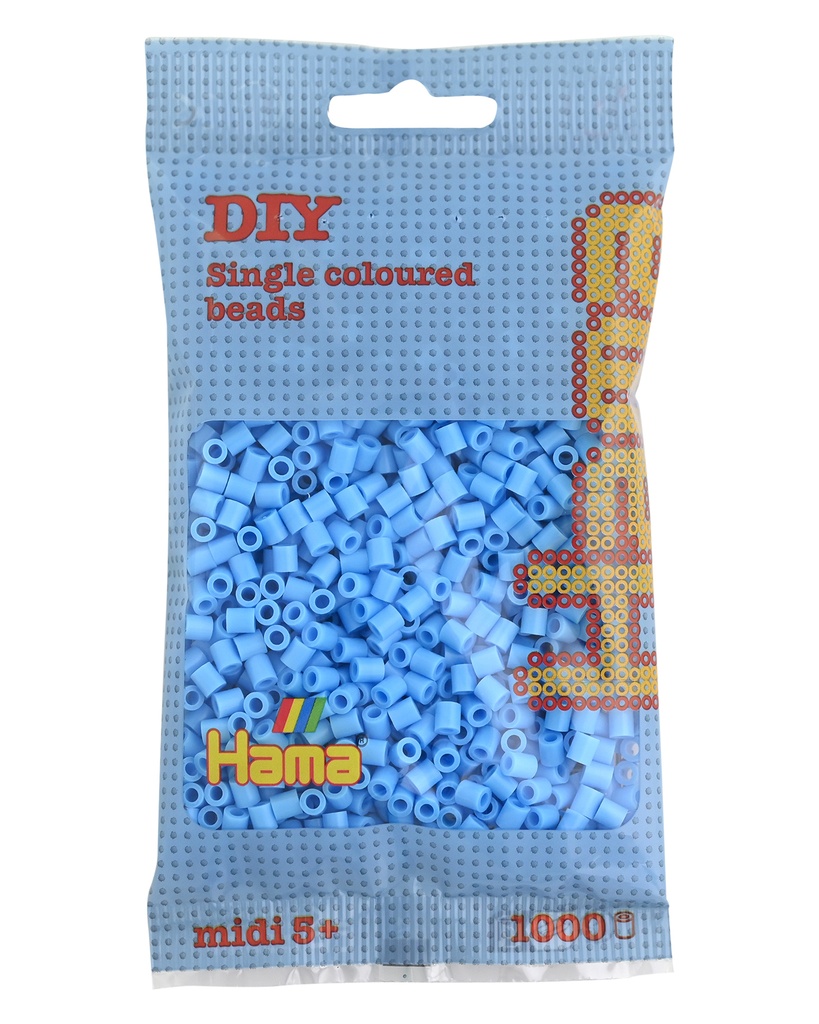 Hama midi azul pastel 1000 piezas