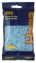 [207-57] Hama midi Brilla en la oscuridad : azul 1000 piezas