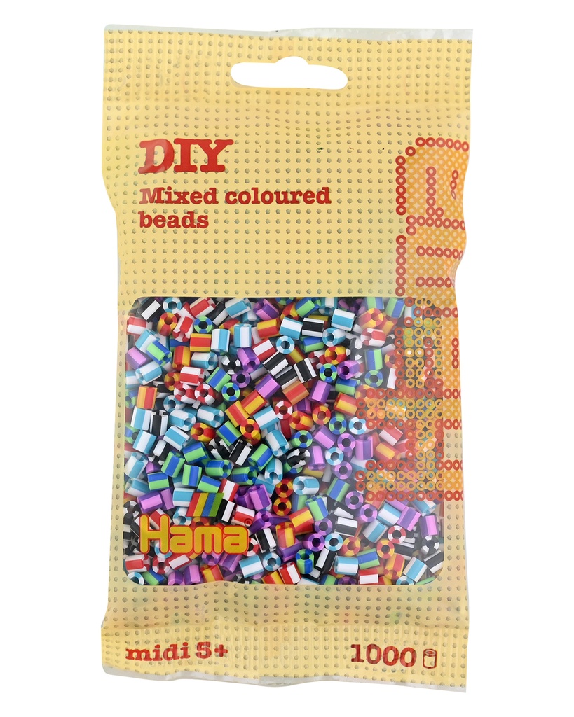 Hama midi mix 90 (6 bicolor) 1000 piezas 