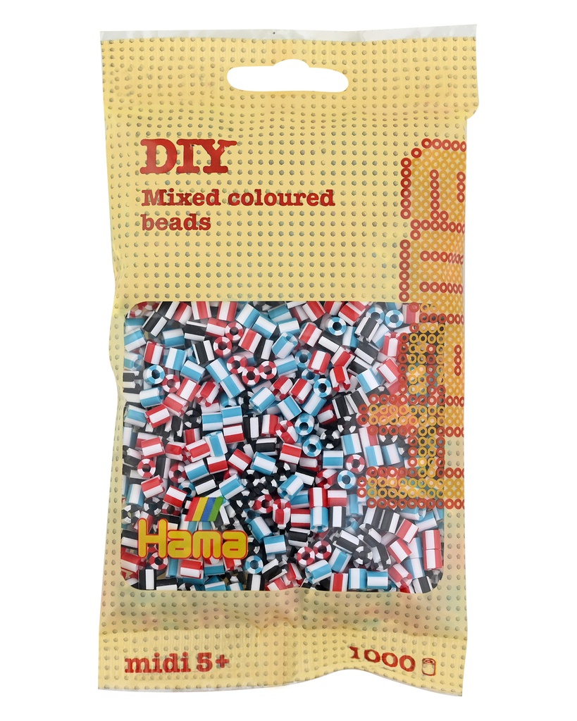 Hama midi mix 91 (3 bicolor) 1000 piezas 