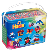 Hama midi mix 68 (48 colores) 30000 piezas