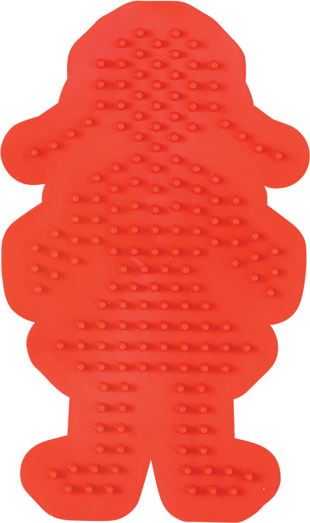 Placa / Pegboard niña para Hama midi color rojo