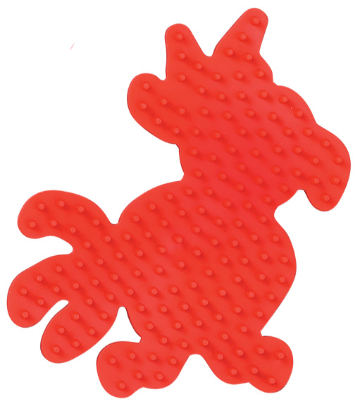  Placa / Pegboard loro para Hama midi color rojo