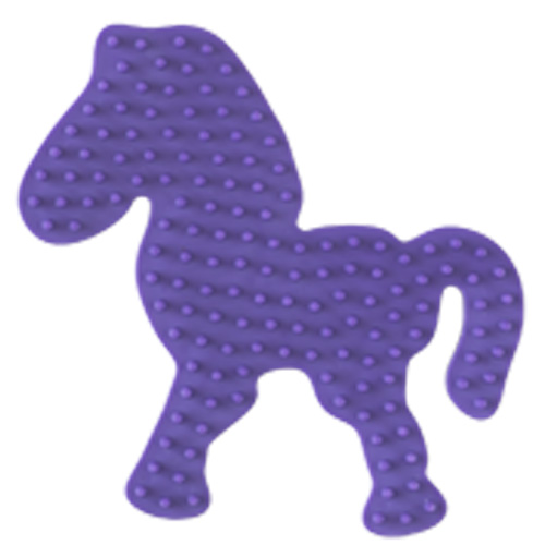  Placa / Pegboard poni para Hama midi color violeta
