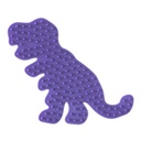  Placa / Pegboard dinosaurio para Hama midi color violeta