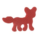  Placa / Pegboard zorro para Hama midi color rojo