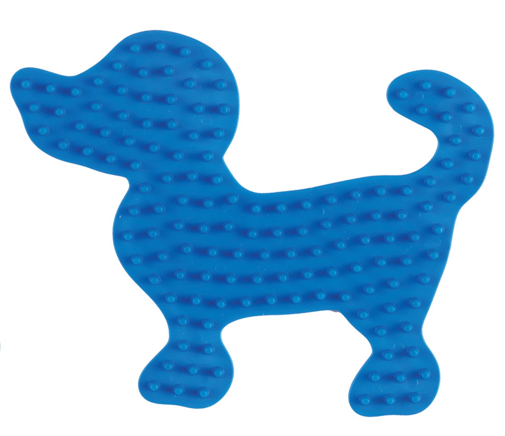  Placa / Pegboard perro pequeño para Hama midi color azul claro