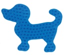  Placa / Pegboard perro pequeño para Hama midi color azul claro