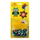Blister Hama Beads Midi 450 beads + placa estrella pequeña + papel de planchado 