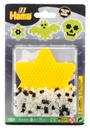 Blister Hama Beads Midi 375 beads color + placa estrella pequeña de color amarillo + papel de planchado