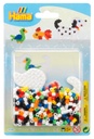 Blister Hama Beads Midi 450 beads color + placa perro pequeño + papel de planchado