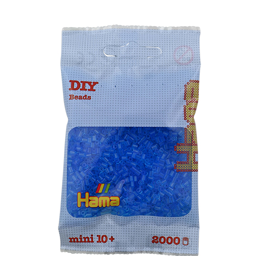 Hama Mini azul translúcido