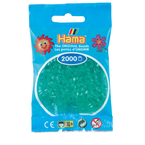 Hama Mini verde translúcido