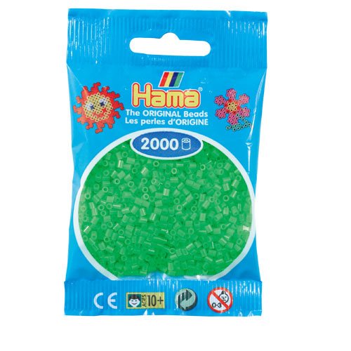 Hama Mini verde fluorescente