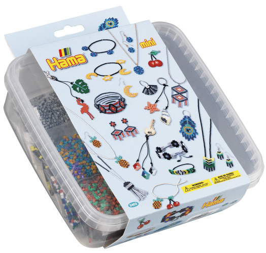 Caja de plástico Mosaico Mini - Abalorios