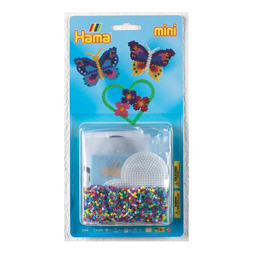 Blister Hama Beads Mini mariposas