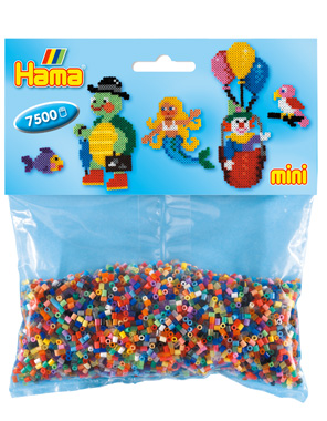 Hama Mini mix 7500 piezas 47 colores