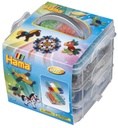 Caja de almacenamiento HAMA pequeña con 6000 beads y 3 pegboards