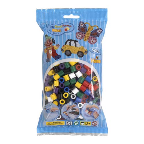 Hama Maxi mix (7 colores básicos) 500 piezas