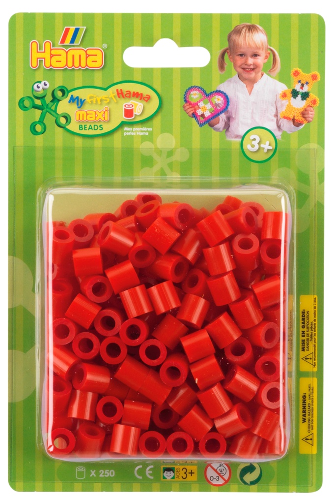 Hama Maxi rojo 250 piezas aprox.