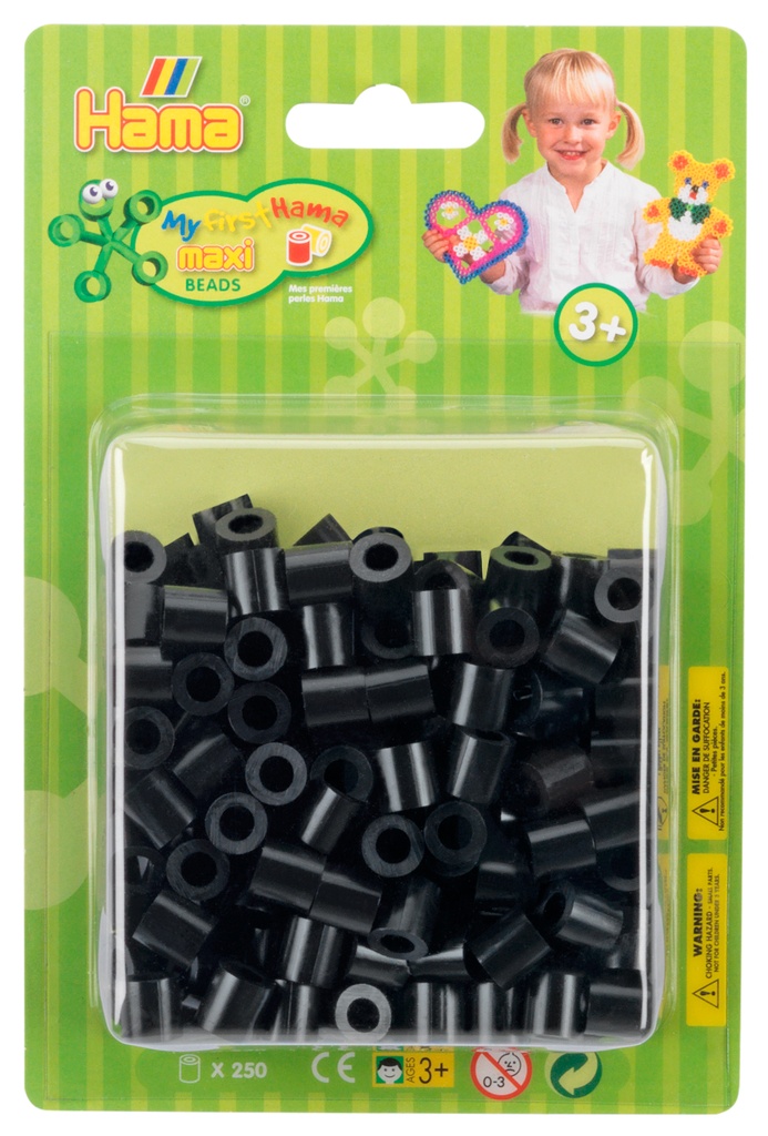 Hama Maxi negro 250 piezas aprox.