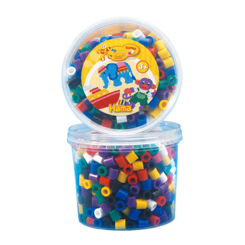 Hama Maxi mix (7 colores básicos) bote 600 piezas