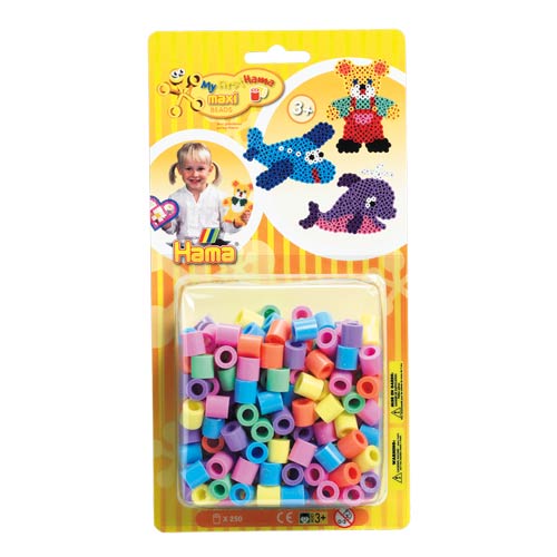 Hama Maxi mix (pastel) 250 piezas
