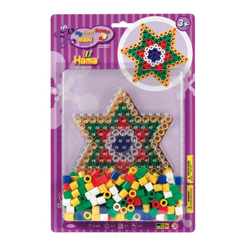 Blister Hama Beads Maxi estrella