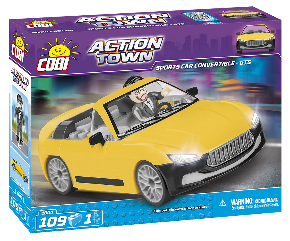 Action Town - Speed Cabrio amarillo