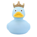 Pato XXL azul con corona