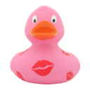 Pato con labios rojos