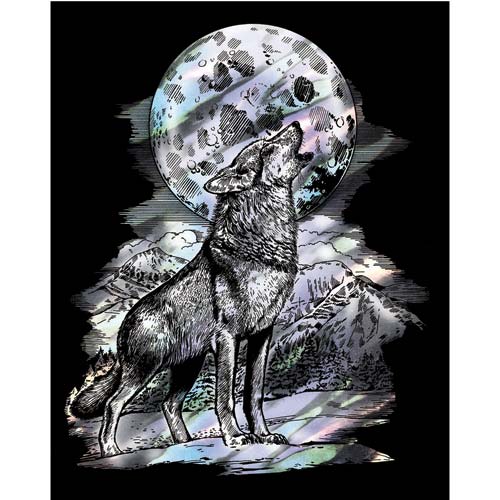 Artfoil Holográfico - Lobo