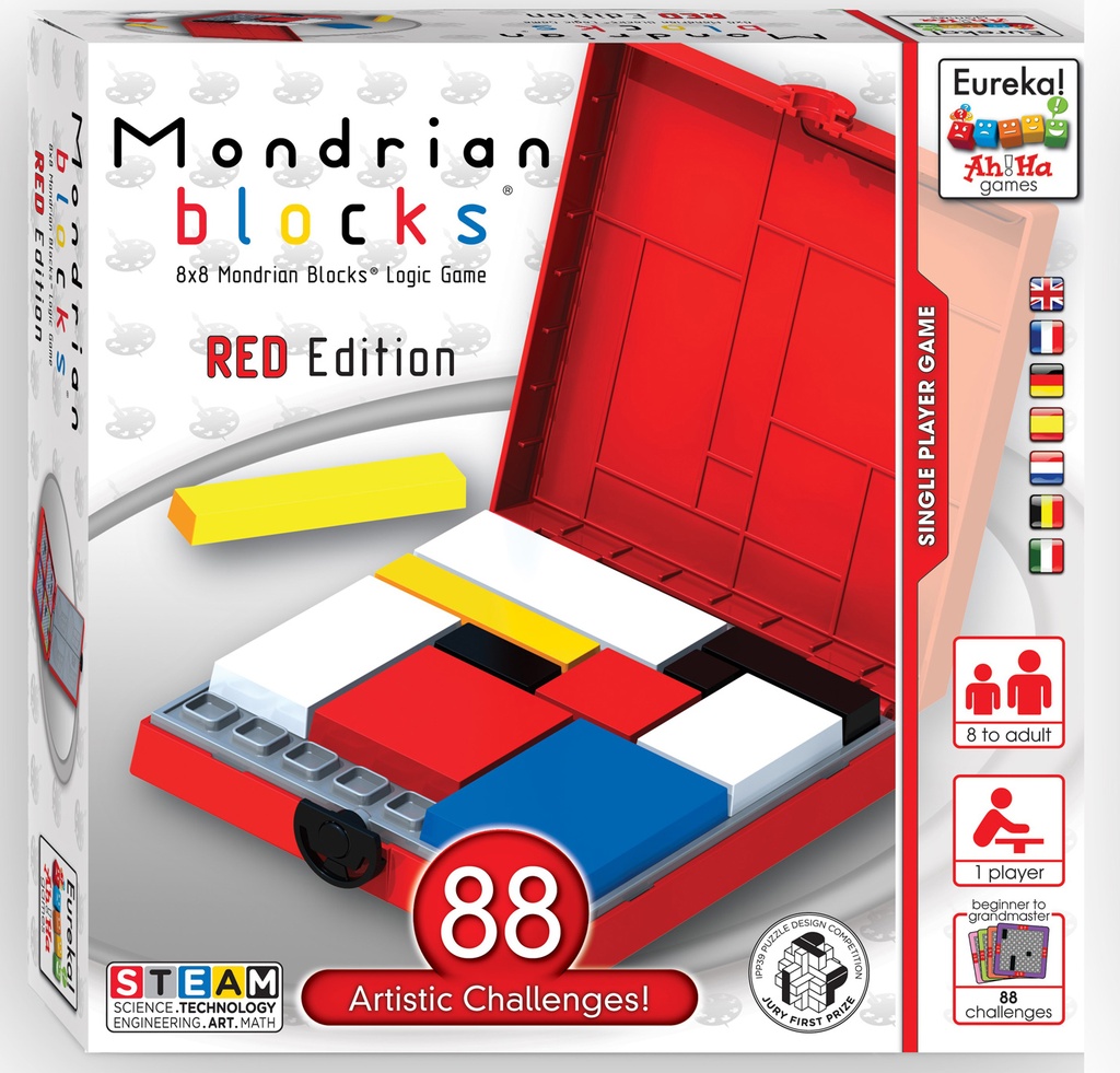 Ah!Ha Mondrian Blocks Edición Roja