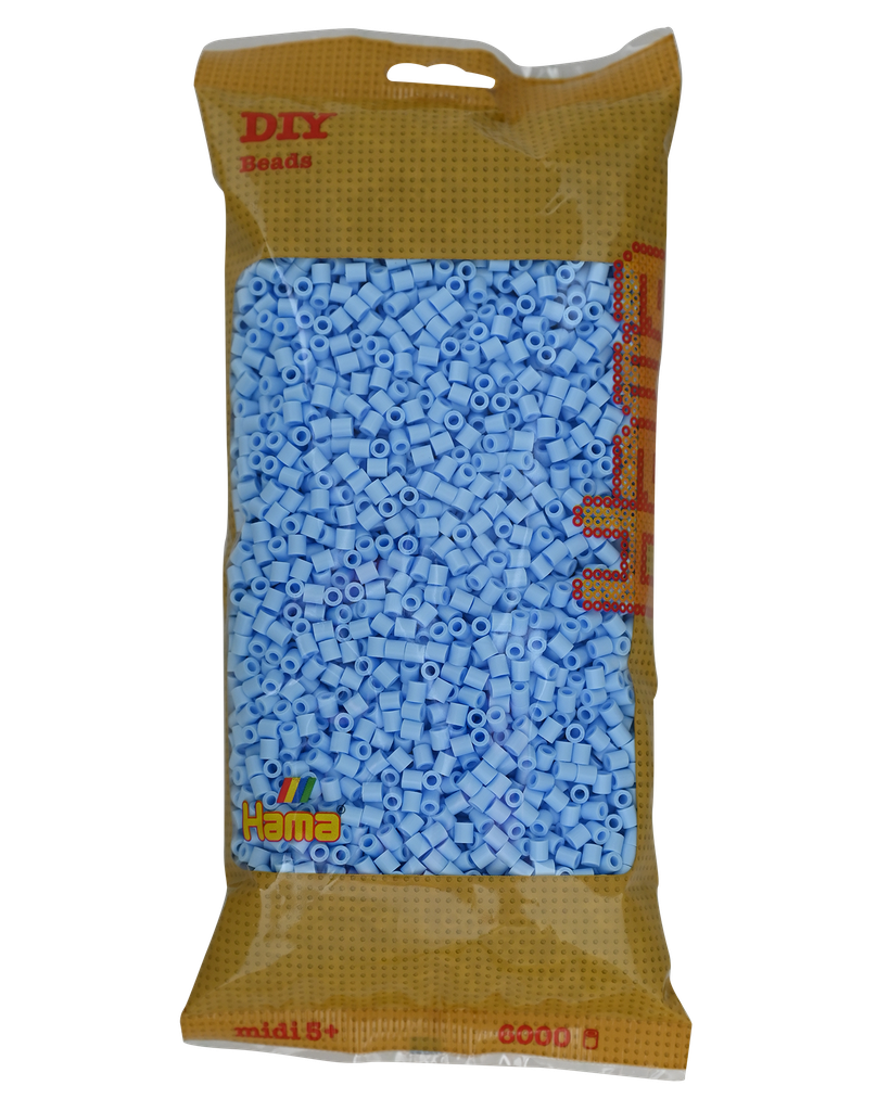 Hama midi azul hielo pastel 6000 piezas
