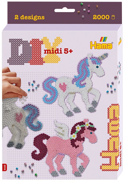 Kit Hama Beads Midi Unicornios