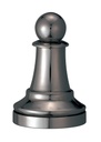 Cast Chess/Ajedrez Peón - Negro