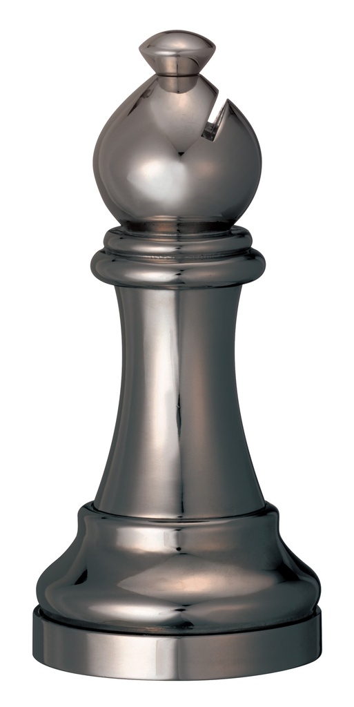 Cast Chess/Ajedrez Alfil - Negro