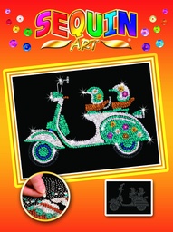 [SA1717] Sequin Art Naranja -  Scooter